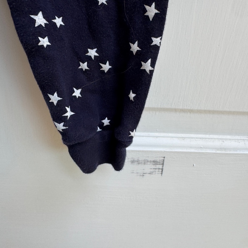 The Children's Place 3T Girls Navy & White Patriotic Star Leggings Pants - Picture 2 of 5